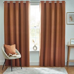 Furn Dawn Burnt Orange Thermal Blackout Curtains - Curtain Furn Dawn Burnt Orange Thermal Blackout Curtains - Curtain