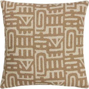 HOEM Samos Woven Jacquard Cushion - Brown HOEM Samos Woven Jacquard Cushion - Brown