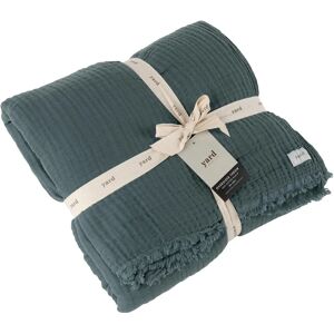 Yard Lark Blue Cotton Throw - Oversized Bed & Sofa Cover Yard Lark Blue Cotton Throw - Oversized Bed & Sofa Cover