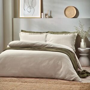 Riva Home Beige Cotton Waffle Duvet Cover Set - King - Full Body Comfort Riva Home Beige Cotton Waffle Duvet Cover Set - King - Full Body Comfort
