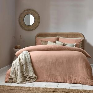 Yard Lark Muslin Cotton Duvet Cover Set - Pink - Size Double - Duvet Cover Set Yard Lark Muslin Cotton Duvet Cover Set - Pink - Size Double - Duvet Cover Set