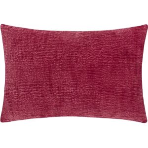 Yard Yard Osaka Chenille Feather Filled Cushion - Red - Size 40 Cm X 60 Cm Yard Yard Osaka Chenille Feather Filled Cushion - Red - Size 40 Cm X 60 Cm