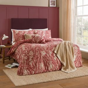 Wylder Albus Heritage Duvet Cover Set - Red - Super King Wylder Albus Heritage Duvet Cover Set - Red - Super King