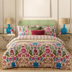 Furn. Curious Lotus Exotic Floral Duvet Cover Set - Multicolour Super King Furn. Curious Lotus Exotic Floral Duvet Cover Set - Multicolour Super King