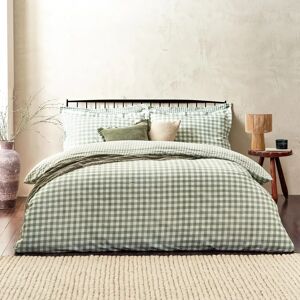 Yard Barton Check Cotton Reversible Duvet Cover Set - King Yard Barton Check Cotton Reversible Duvet Cover Set - King