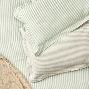 Hebden Melange Stripe Pair of Pillowcases - Pillowcases Hebden Melange Stripe Pair of Pillowcases - Pillowcases