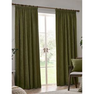 Olivgrüne Yard Heavy Chenille Velvet Fertige Bleistiftfalten Vorhänge - Vorhänge Olivgrüne Yard Heavy Chenille Velvet Fertige Bleistiftfalten Vorhänge - Vorhänge