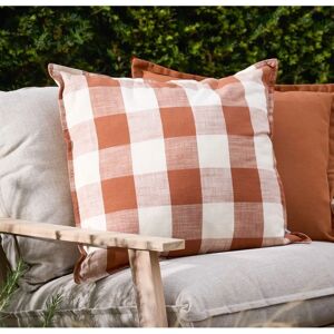 Yard Chesil Check Cotton Outdoor 50cm x 50cm Filled Cushion - Cushion Yard Chesil Check Cotton Outdoor 50cm x 50cm Filled Cushion - Cushion