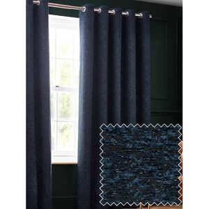 Paoletti Galaxy Chenille Navy Curtains - Curtains Paoletti Galaxy Chenille Navy Curtains - Curtains