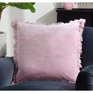 Furn. Gracie Velvet Fringed Cushion - Lilac - 45x45 Cm - Cushion Furn. Gracie Velvet Fringed Cushion - Lilac - 45x45 Cm - Cushion