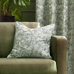 Wylder Tropics Bengal Chenille Cushion - Sage Green - 50cm x 50cm - Cushion Wylder Tropics Bengal Chenille Cushion - Sage Green - 50cm x 50cm - Cushion