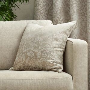 Wylder Nature Bali Botanical Jacquard Filled Cushion - Natural - Size 50 Cm X 50 Cm Wylder Nature Bali Botanical Jacquard Filled Cushion - Natural - Size 50 Cm X 50 Cm