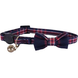 Rosewood Navy Red Tartan Cat Collar - Cat Collar Rosewood Navy Red Tartan Cat Collar - Cat Collar