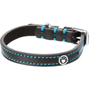 Rosewood Leather Dog Collar - Black - 10-14" - Dog Collar Rosewood Leather Dog Collar - Black - 10-14" - Dog Collar