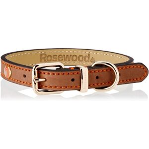 Rosewood Leather Dog Collar - Brown - 14-18" Rosewood Leather Dog Collar - Brown - 14-18"