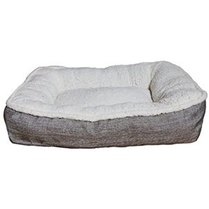 Rosewood Large Plush Tweed Dog Bed - 84cm Rosewood Large Plush Tweed Dog Bed - 84cm