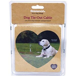 Rosewood Dog Tie-out Cable - 20ft - Dog Tie-out Cable Rosewood Dog Tie-out Cable - 20ft - Dog Tie-out Cable