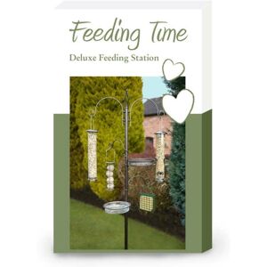 Rosewood Bird Feeder Set - Twin Hangers, Bath, Mesh Tray Rosewood Bird Feeder Set - Twin Hangers, Bath, Mesh Tray