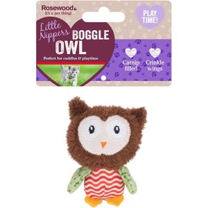Rosewood Little Nippers Boggle Owl - Cat Toy 9cm Rosewood Little Nippers Boggle Owl - Cat Toy 9cm