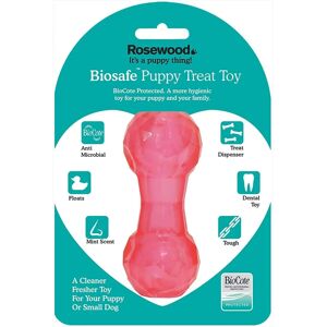 Rosewood Model Dumbbell Treat Dispenser - Dog Toy Rosewood Model Dumbbell Treat Dispenser - Dog Toy