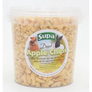 Supa - Small Animal Apple Chips Tub - 1 Litre - Pet Treat Supa - Small Animal Apple Chips Tub - 1 Litre - Pet Treat