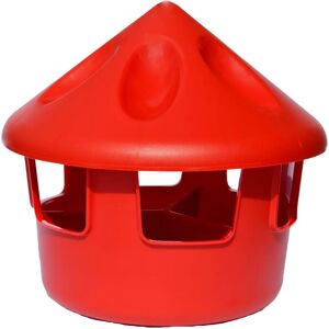 Supa Feed and Grit Station - Red - 11cm x 11cm x 11cm Supa Feed and Grit Station - Red - 11cm x 11cm x 11cm