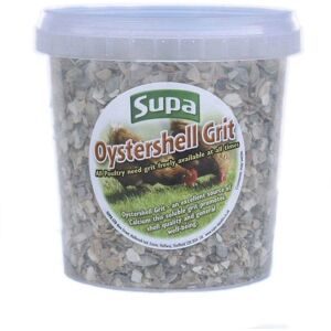 Supa Oyster Shell Grit - Oyster Shell - 1 Ltr Bird Food Supa Oyster Shell Grit - Oyster Shell - 1 Ltr Bird Food