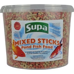 Supa - Mixed Koi and Pond Sticks - 3 Litre - Fish Food Supa - Mixed Koi and Pond Sticks - 3 Litre - Fish Food