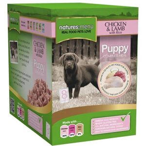 Natures Menu Puppy Chicken Lamb Pouches - 16x300g Natures Menu Puppy Chicken Lamb Pouches - 16x300g
