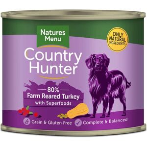 Natures Menu Farm Reared Turkey Grain Free Dog Food - 6 x 600g Natures Menu Farm Reared Turkey Grain Free Dog Food - 6 x 600g