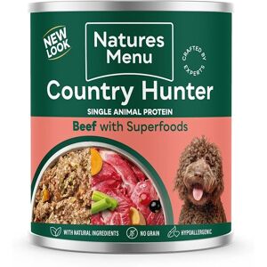 Natures Menu Country Hunter Beef Dog Food - 6 x 600g Natures Menu Country Hunter Beef Dog Food - 6 x 600g