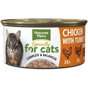 Natures Menu Chicken & Turkey Cat Food Can - 18x85g Natures Menu Chicken & Turkey Cat Food Can - 18x85g
