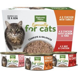 Natures Menu Adult Cat Food Multipack - Chicken, Turkey, Salmon, Tuna, Beef - Cat Food Natures Menu Adult Cat Food Multipack - Chicken, Turkey, Salmon, Tuna, Beef - Cat Food
