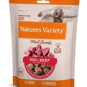 Morceaux de bœuf Nature's Variety - Snack naturel pour chiens 50g Morceaux de bœuf Nature's Variety - Snack naturel pour chiens 50g