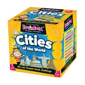BrainBox Cities of the World Kortspel - Lärande BrainBox Cities of the World Kortspel - Lärande