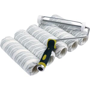 Stanley Silver Stripe Painter Roller Set - Paint Roller - 230 x 44mm Stanley Silver Stripe Painter Roller Set - Paint Roller - 230 x 44mm
