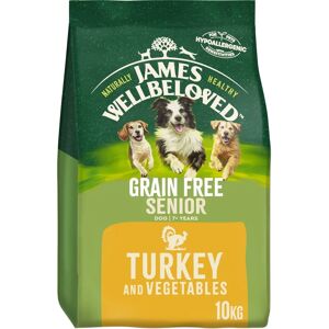 James Wellbeloved Jwb Adult Dog Senior Grain Free Turkey & Veg 10kg - Dog Food James Wellbeloved Jwb Adult Dog Senior Grain Free Turkey & Veg 10kg - Dog Food