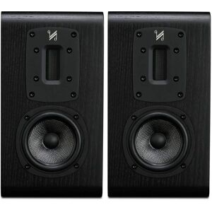 Quad S-1 Bookshelf Speakers - Black Oak Quad S-1 Bookshelf Speakers - Black Oak