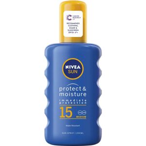 Nivea Protect & Moisture spray SPF 15 (200 ml) Nivea Protect & Moisture spray SPF 15 (200 ml)