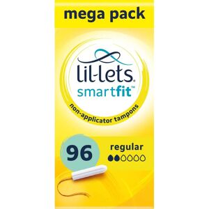 Lil-Lets Regular Non-Applicator Tampons - 96 Pack Lil-Lets Regular Non-Applicator Tampons - 96 Pack