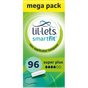 Lil-Lets Non-Applicator Super Plus Tampons - Heavy Flow - Pack of 6 Lil-Lets Non-Applicator Super Plus Tampons - Heavy Flow - Pack of 6
