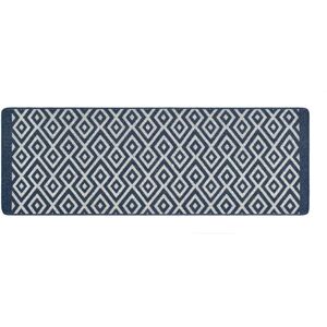 JD Williams - Geo Stain Resistant Cosy - Navy - Doormat JD Williams - Geo Stain Resistant Cosy - Navy - Doormat