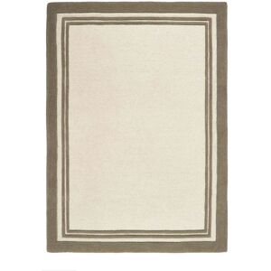 Origins - Piper Border Woollen Rug - Taupe - 80x150 - Rug Origins - Piper Border Woollen Rug - Taupe - 80x150 - Rug