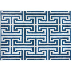 Origins Greek Key Textured Rug Navy - Size: 200X290 - Rug Origins Greek Key Textured Rug Navy - Size: 200X290 - Rug