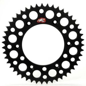 Corona de aluminio ultraligera autolimpiante - 520 - Negro - 52D - MX, SX, Enduro Corona de aluminio ultraligera autolimpiante - 520 - Negro - 52D - MX, SX, Enduro