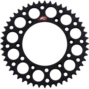 Corona Trasera Ultra Ligera de Aluminio Renthal - 520, 48D, Negro Corona Trasera Ultra Ligera de Aluminio Renthal - 520, 48D, Negro