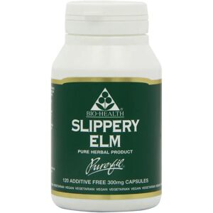Bio Health Slippery Elm 120 Capsules - Digestive Support Bio Health Slippery Elm 120 Capsules - Digestive Support