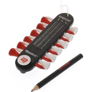 Masters Golf Tee Holder - Includes 12 Tees & Pencil Masters Golf Tee Holder - Includes 12 Tees & Pencil