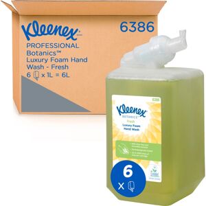 Kleenex - Botanics Fresh - 1000 ml - Vert - Savon pour les mains - Publicité Kleenex - Botanics Fresh - 1000 ml - Vert - Savon pour les mains - Publicité