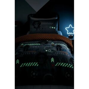 Price Right Home Gamer Glow in the Dark Single Duvet Cover Set - Bedding Price Right Home Gamer Glow in the Dark Single Duvet Cover Set - Bedding